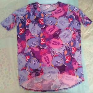 NWOT Disney (Mickey & Minnie) LuLaRoe Irma Top